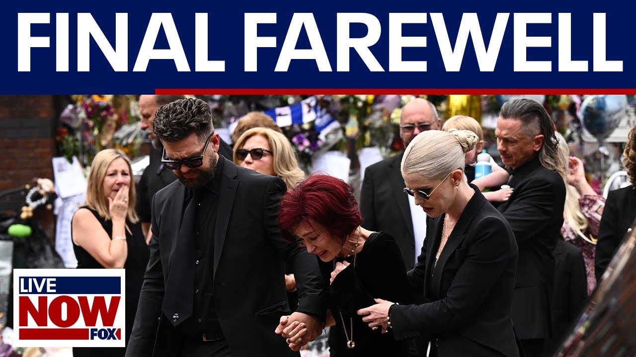 Ozzy Osbourne’s wife and children attend farewell parade ahead of funeral