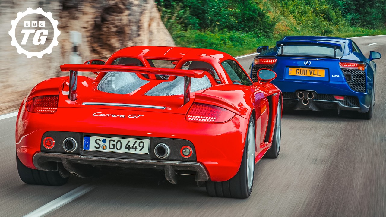 Peak V10! Porsche Carrera GT vs Lexus LFA