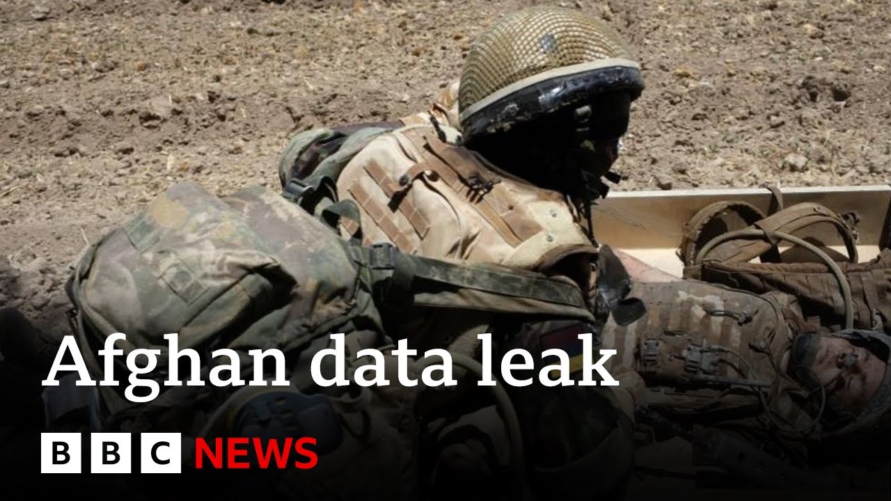 Personal details of UK special forces and spies were included in Afghan data breach | BBC News