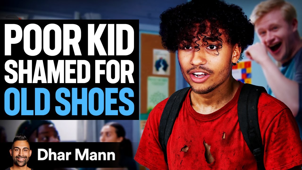 POOR KID Shamed For Old Shoes Ft. Foltyn | Dhar Mann Studios