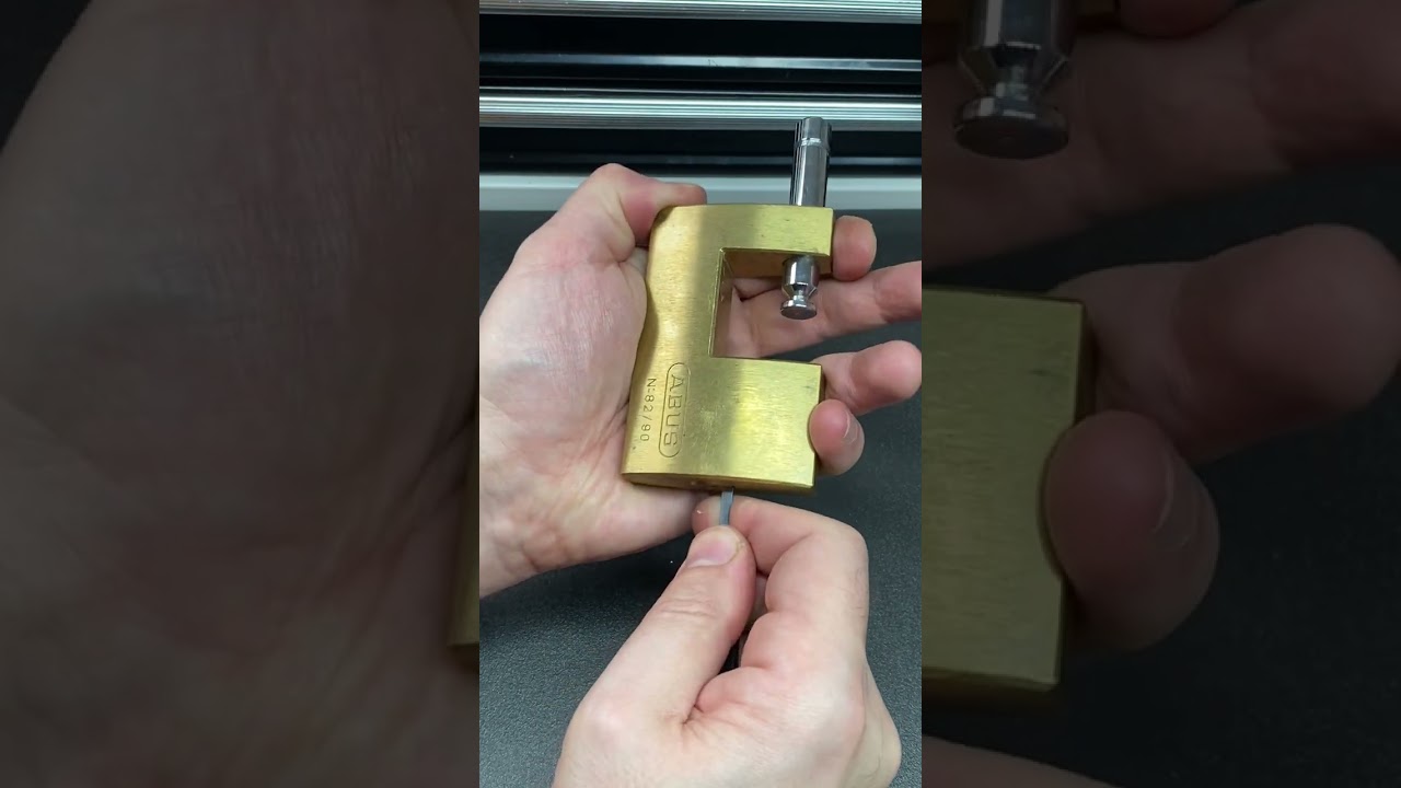 Quickest Shutter Lock Bypass Abus vs Masterlock