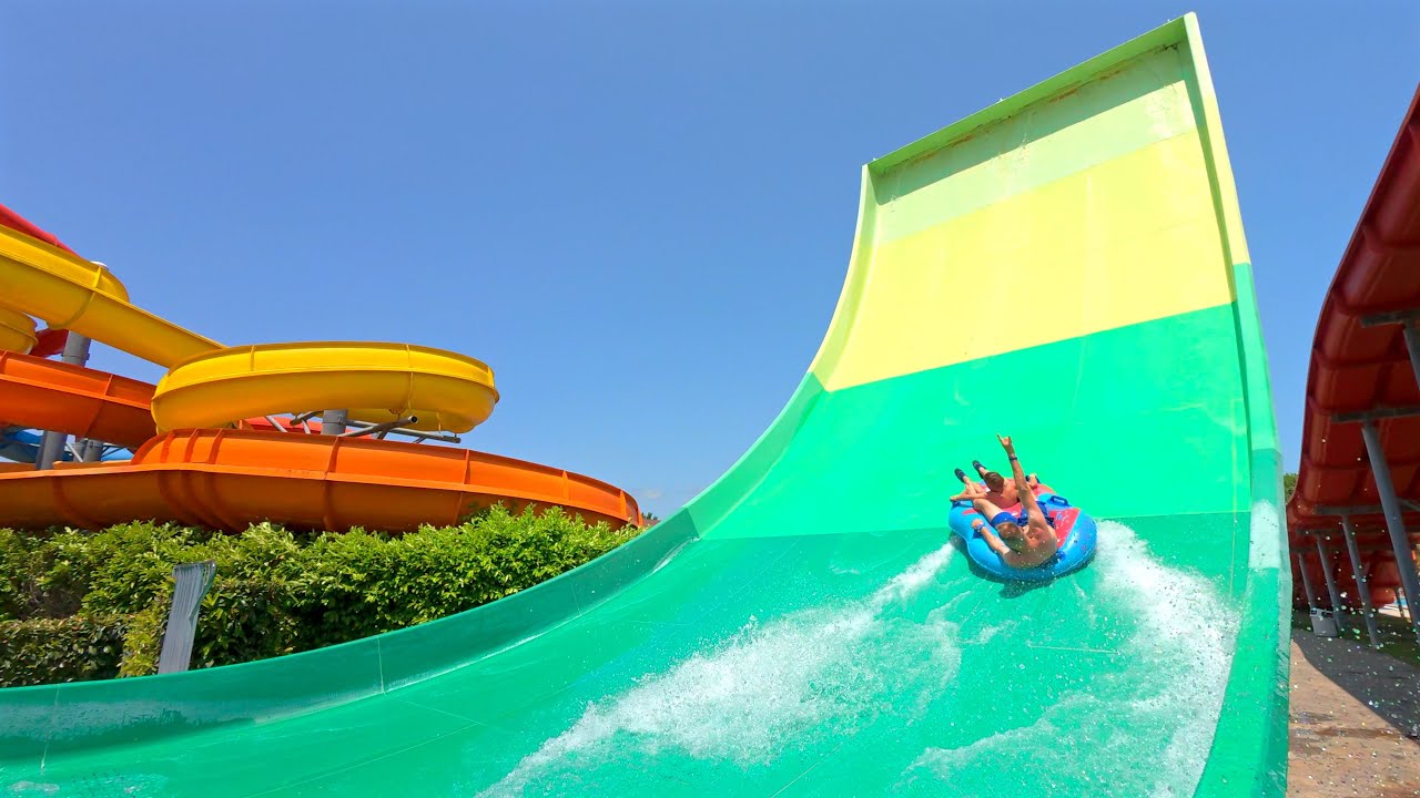Race Turbolance Water Slide at Action Aquapark 🇧🇬
