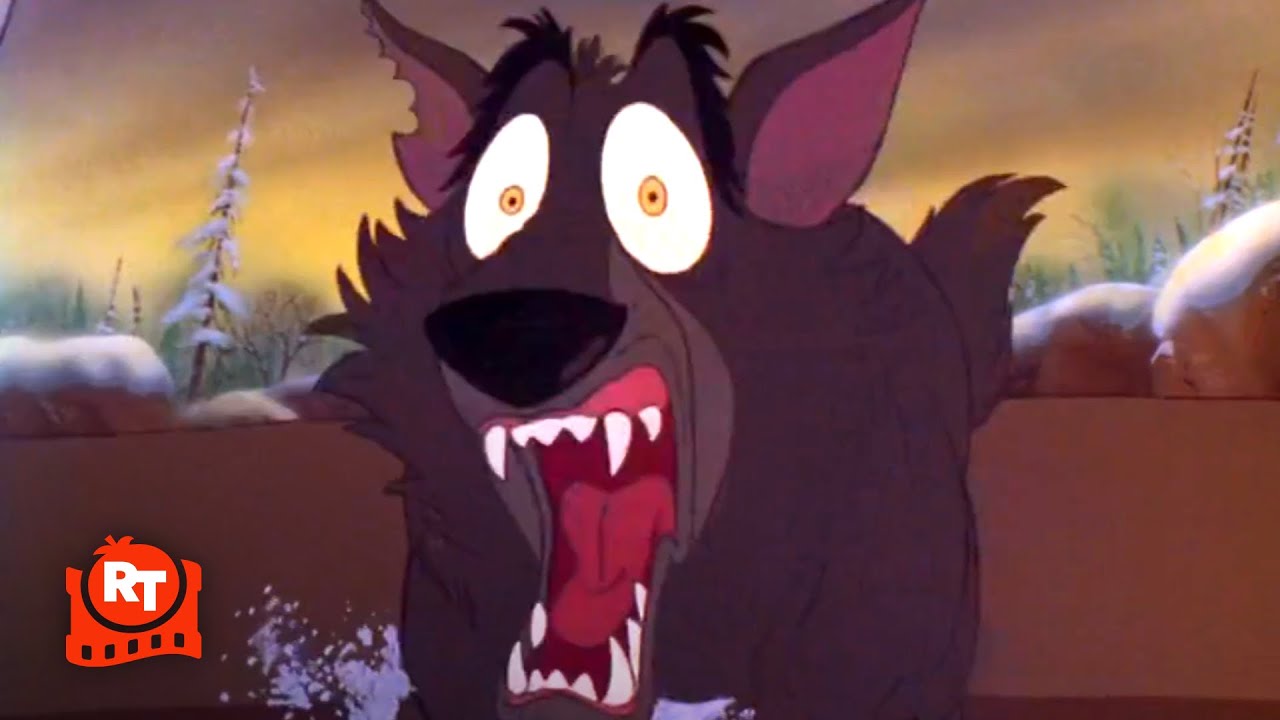 Rover Dangerfield (1991) – Rover Fights Wolves Scene | Movieclips