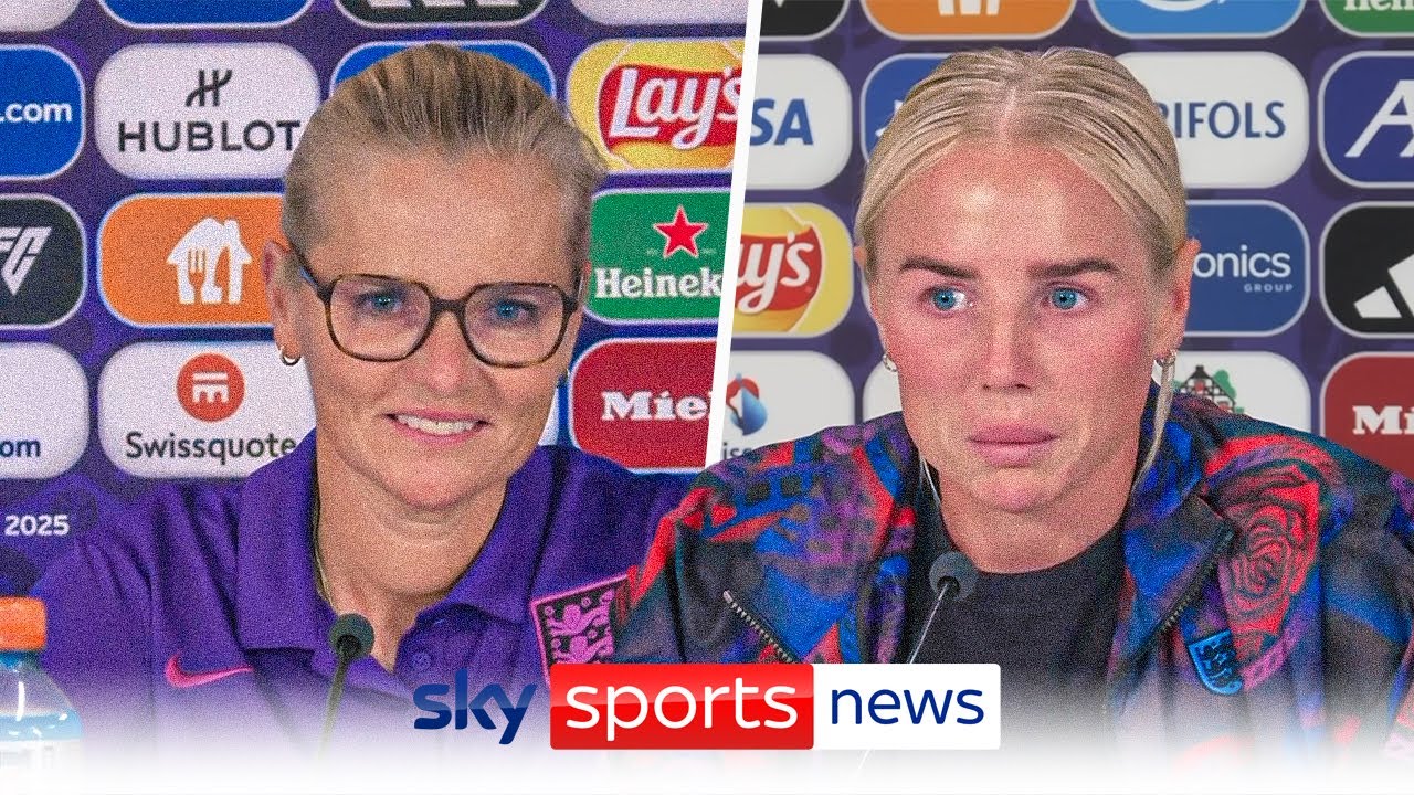 Sarina Wiegman & Alex Greenwood on England’s last Euro 2025 group stage clash against Wales