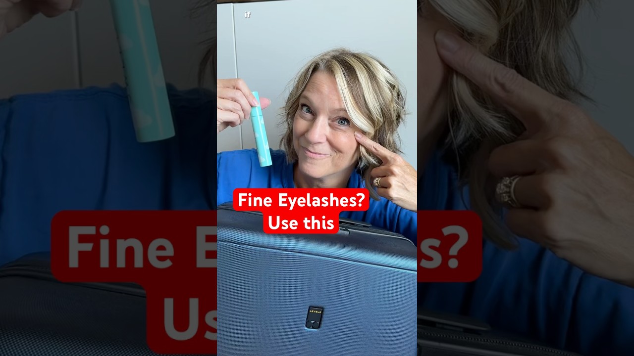 Short, Fine Eyelashes Mascara #beautyover40 #over50tips