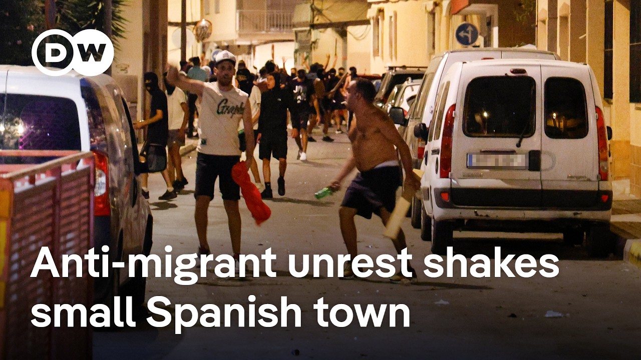 Spanish officials blame far-right groups for violence | DW News