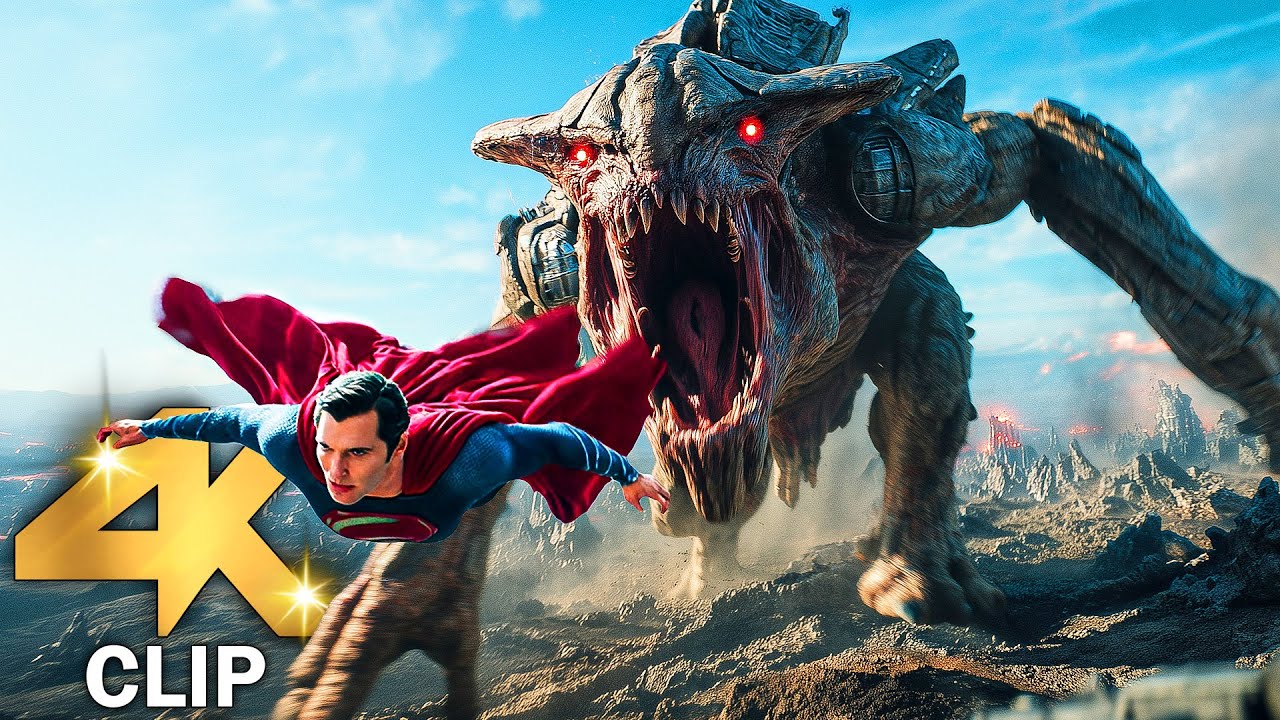 SUPERMAN All CLIPS + Trailer (4K ULTRA HD) 2025