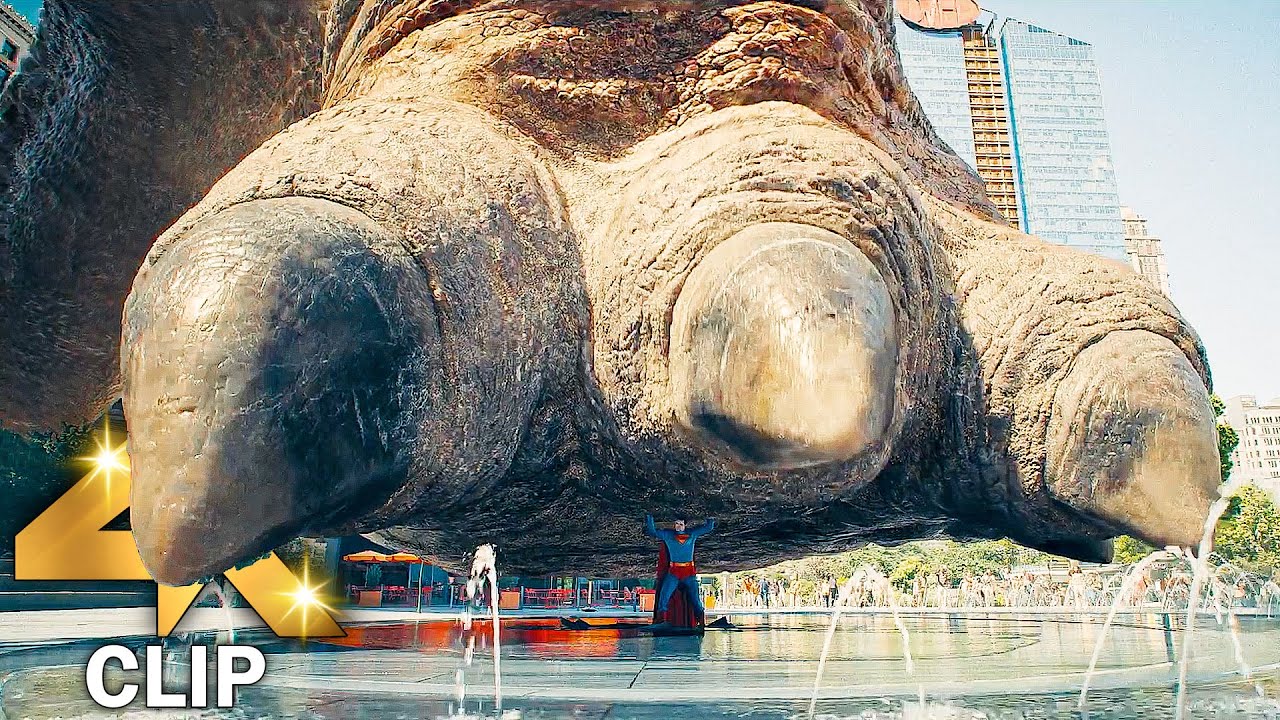 Superman Vs Kaiju – Fight Scene | SUPERMAN (2025) Movie CLIP 4K