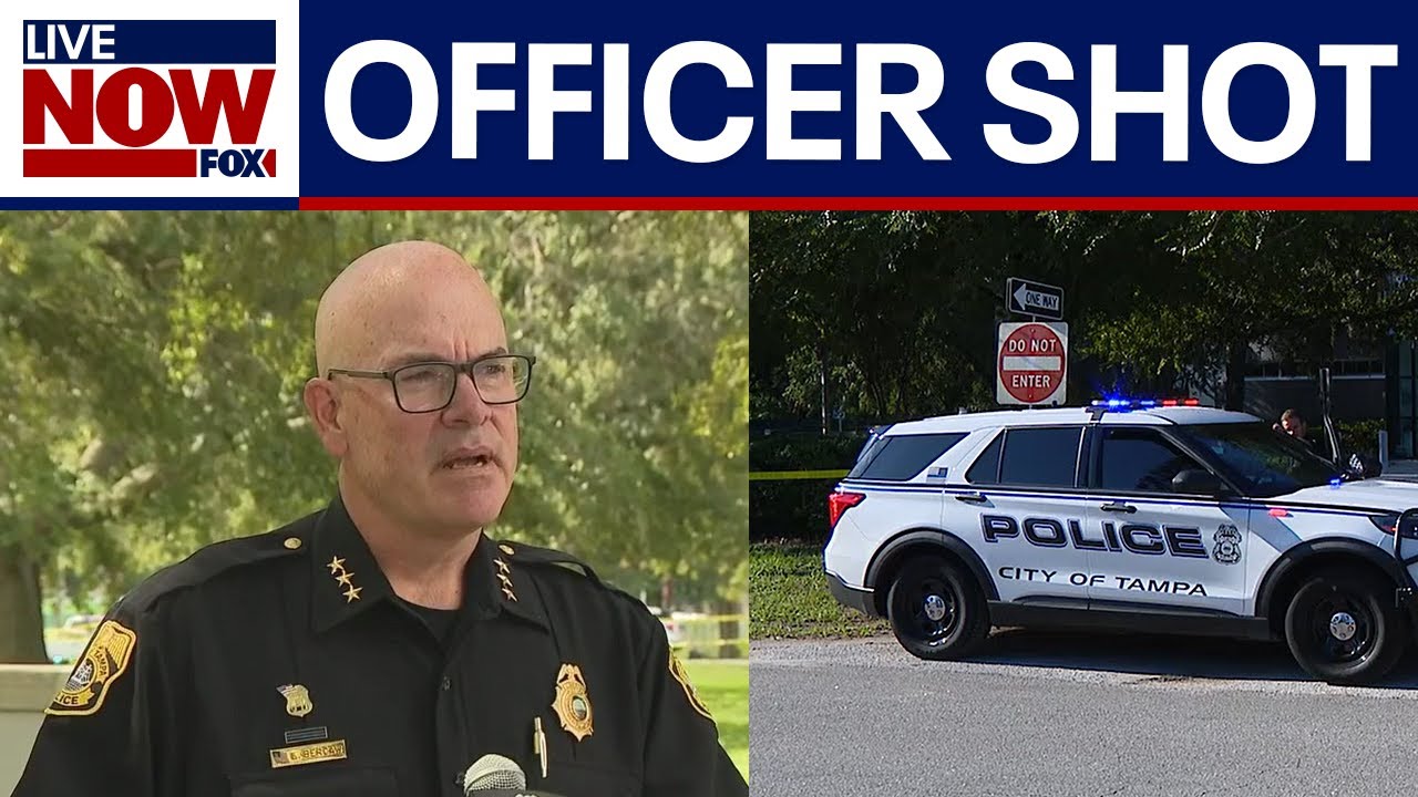 Tampa police officer shot near Busch Gardens  | LiveNOW from FOX