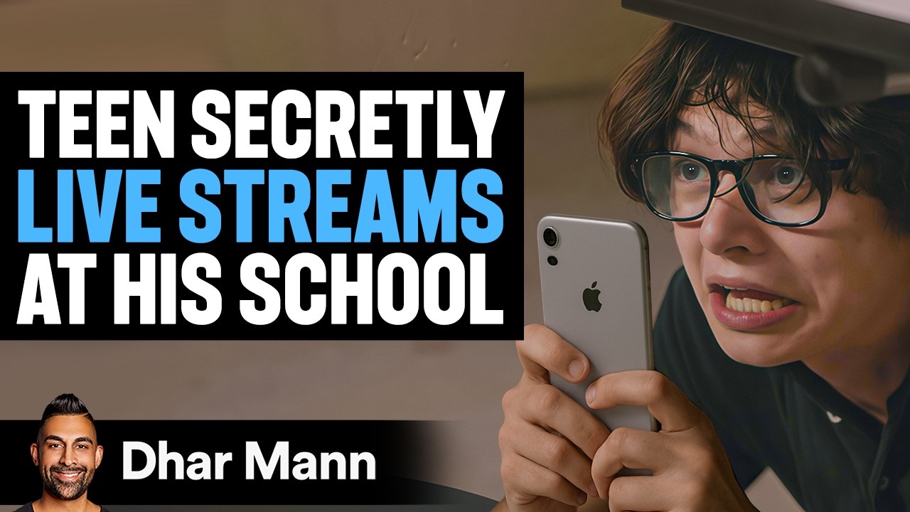 Teen SECRETLY LIVE STREAMS In School | Dhar Mann Studios