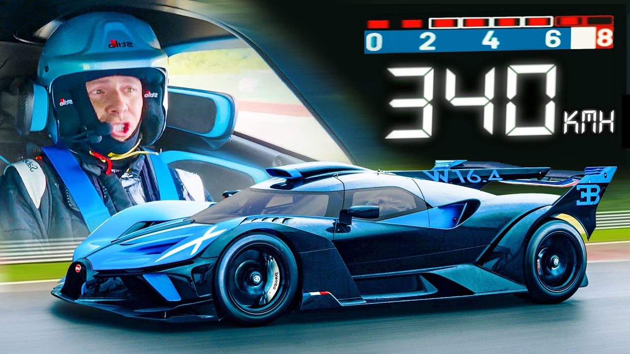 Testing Bugatti’s most extreme car over 200mph!
