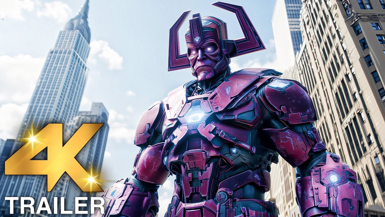 THE FANTASTIC FOUR FIRST STEPS “Fantastic Four Meets Galactus” Trailer (4K ULTRA HD) 2025