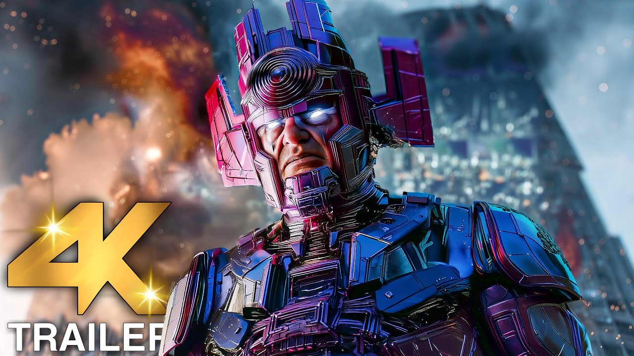 THE FANTASTIC FOUR FIRST STEPS “Galactus Destroys New York City” Trailer (4K ULTRA HD) 2025