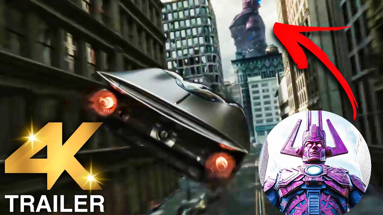 THE FANTASTIC FOUR FIRST STEPS “Galactus Reveal” Trailer (4K ULTRA HD) 2025