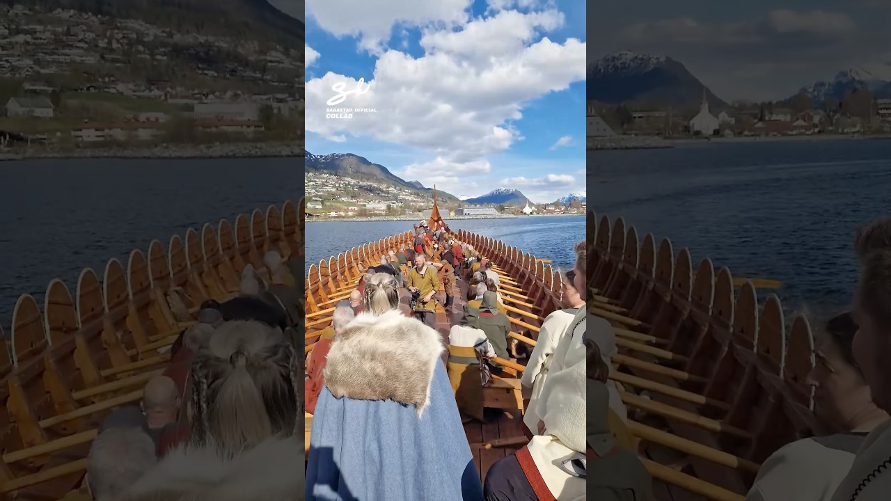 The World’s Biggest Viking Ship! 😱 #viking #boats #ships
