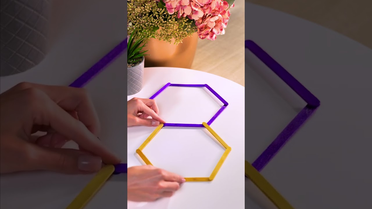 This craft stick shelf is genius—subscribe @pepperell.crafts ! 🪵