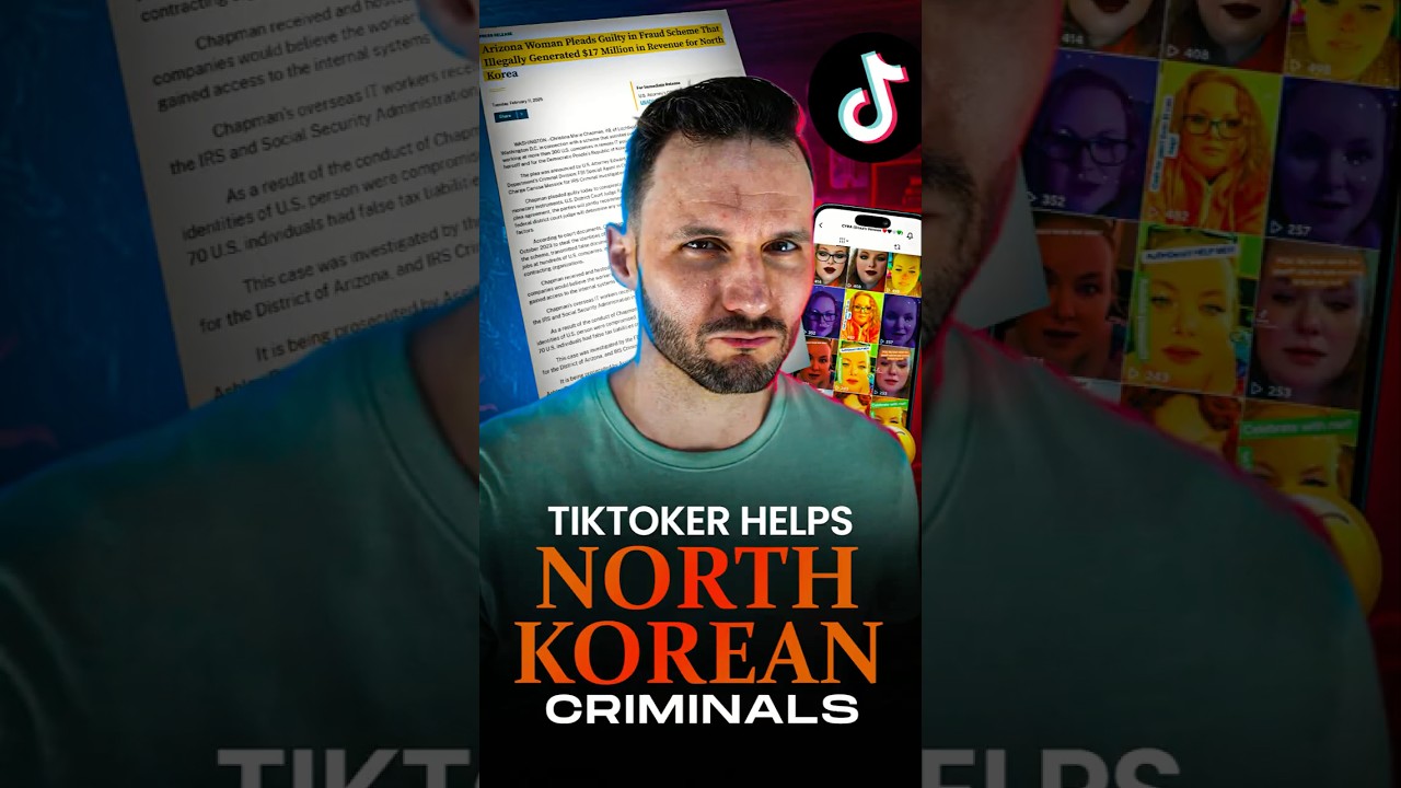 TikToker Helped North Korean Hackers Steal $17M! 😱