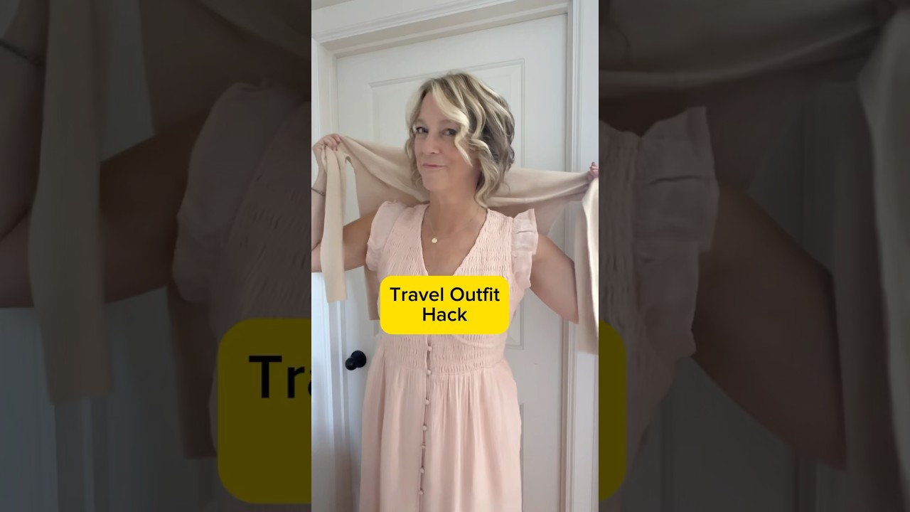Travel Outfit Hack for a Sweater