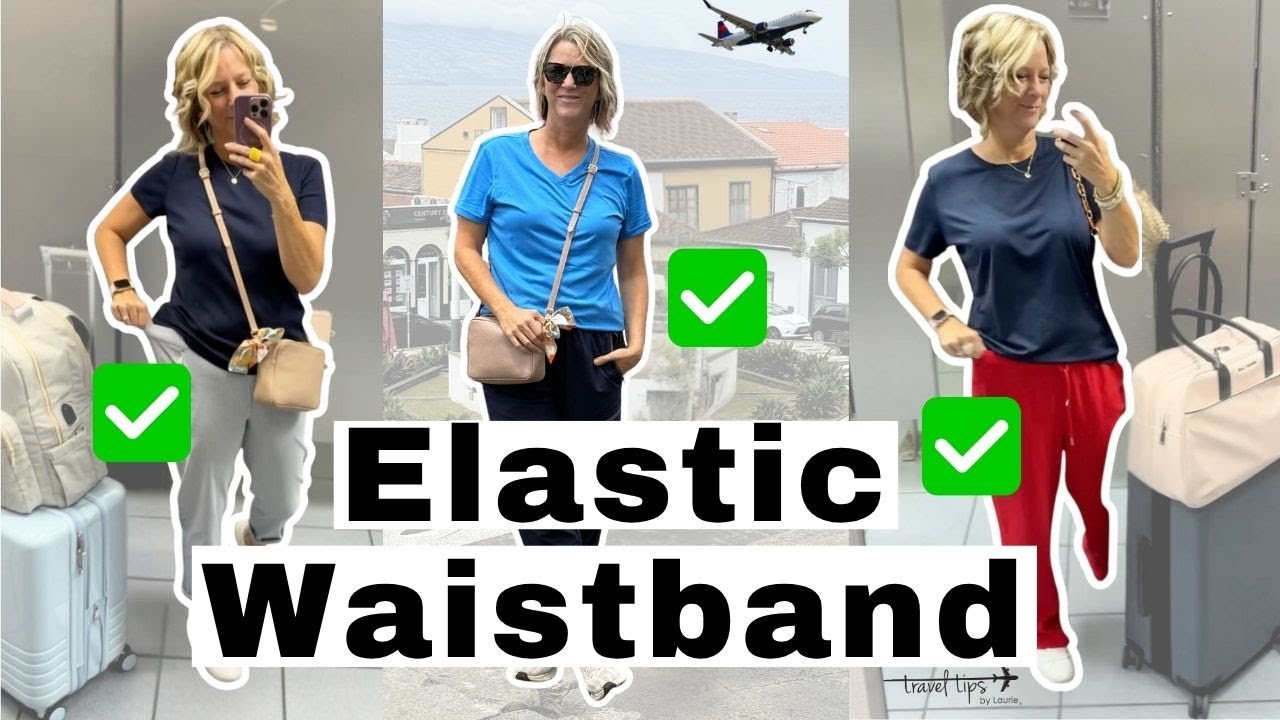 Travel’s 9 Pants With an Elastic Waistband for the Airplane Outfit or on Vacation