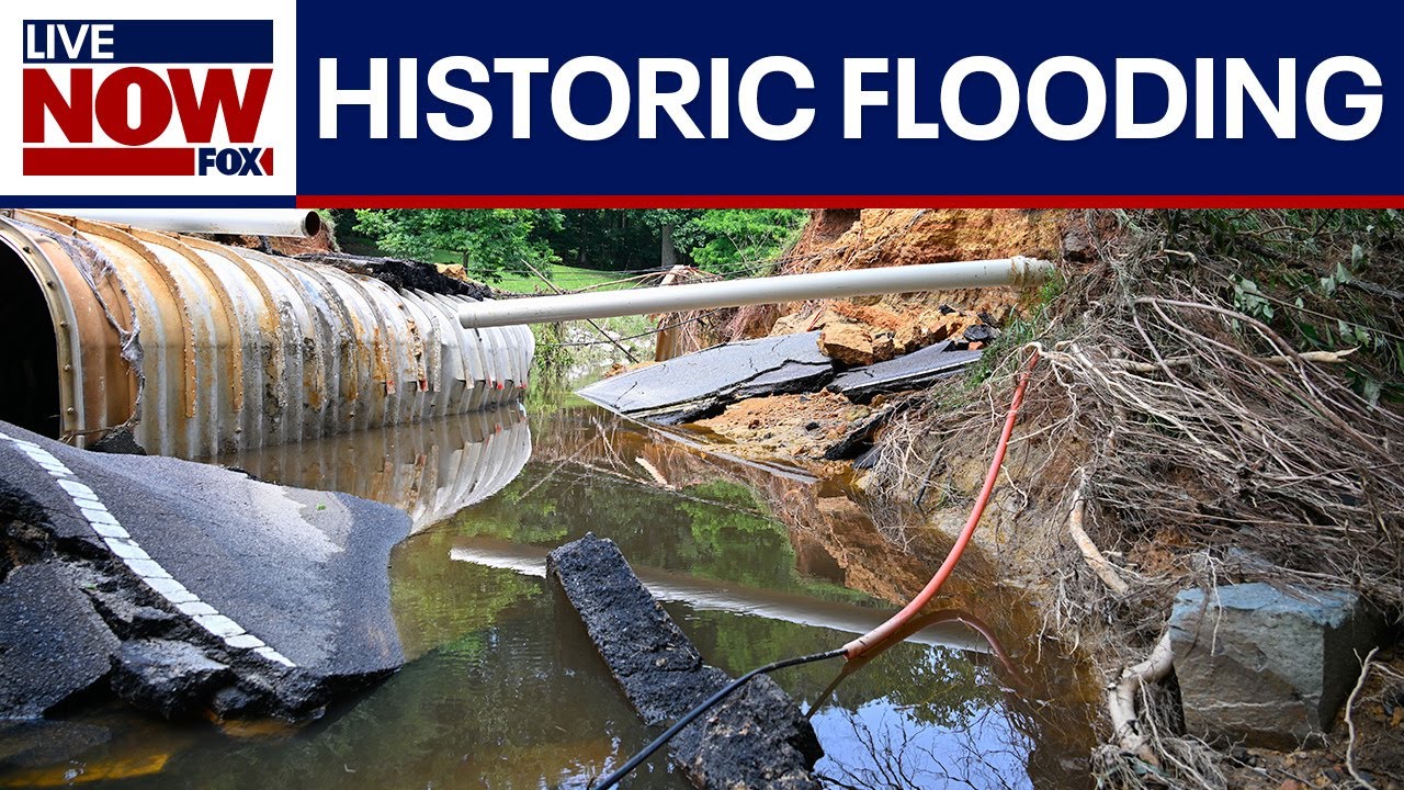 Tropical Storm Chantal brings historic flooding to North Carolina | LiveNOW from FOX
