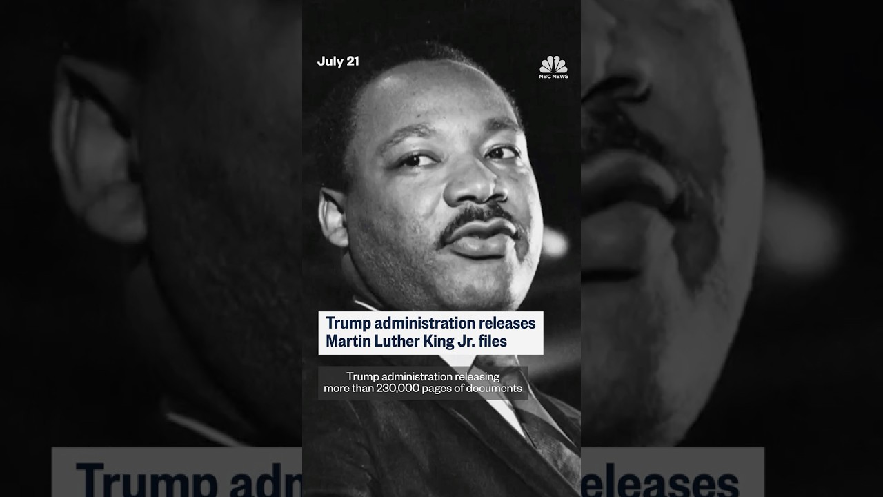 Trump administration releases Martin Luther King Jr.. files