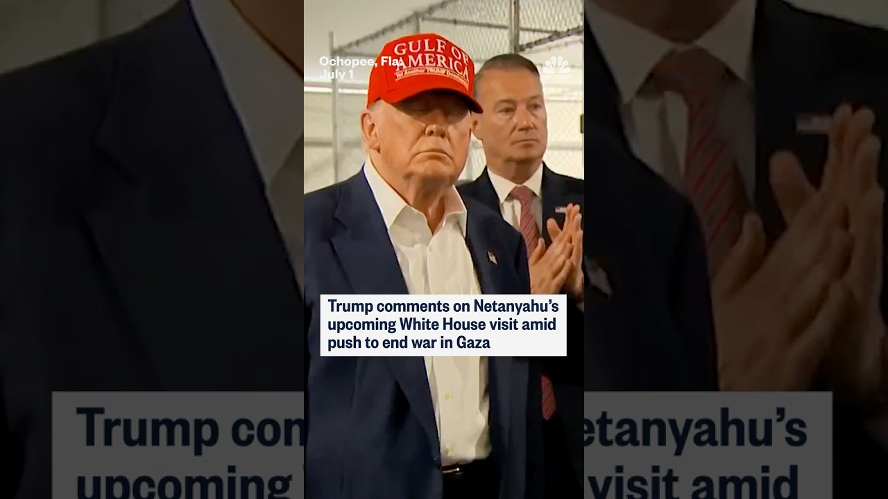Trump comments on Netanyahu’s upcoming White House visit amid push to end war in Gaza