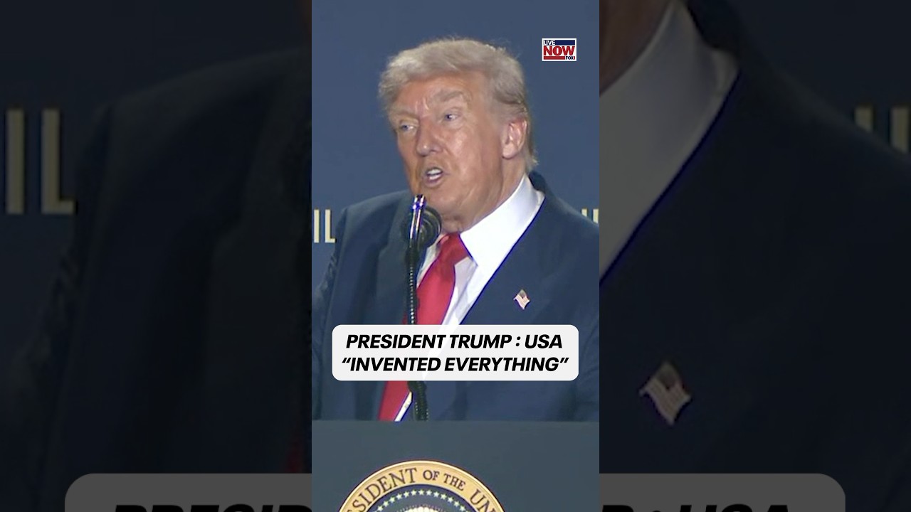 Trump said the U.S. “invented everything” while speaking at an AI summit
