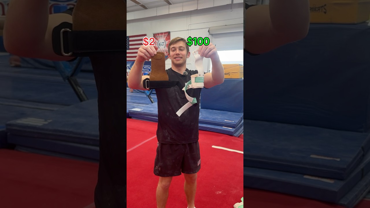 Trying $2 Gymnastics grips 💀 #gymnastics #gymnast #grips #olympics #olympic #sports #fails #fail