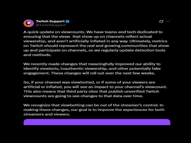 Twitch Finally Addressing A Big Problem