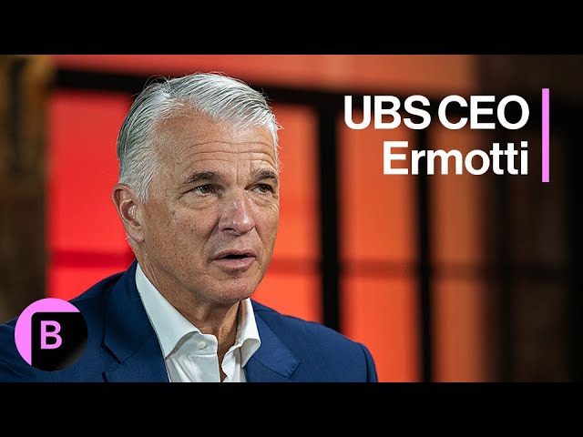 UBS CEO Sergio Ermotti on Earnings, Capital Requirements, Trade