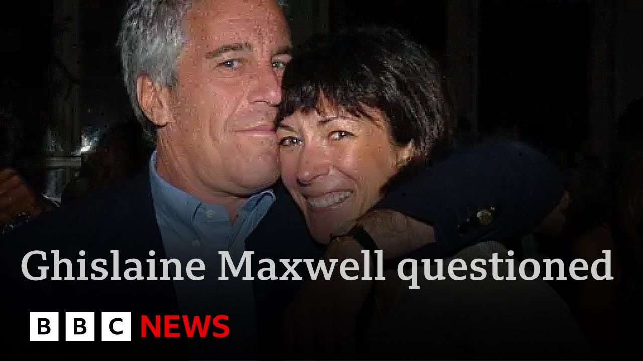 US justice department questions Jeffrey Epstein accomplice Ghislaine Maxwell | BBC News