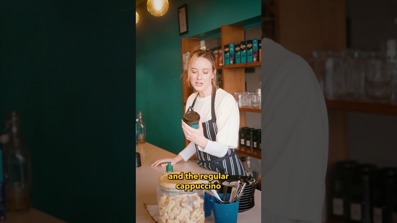 Using a fake name to order coffee
