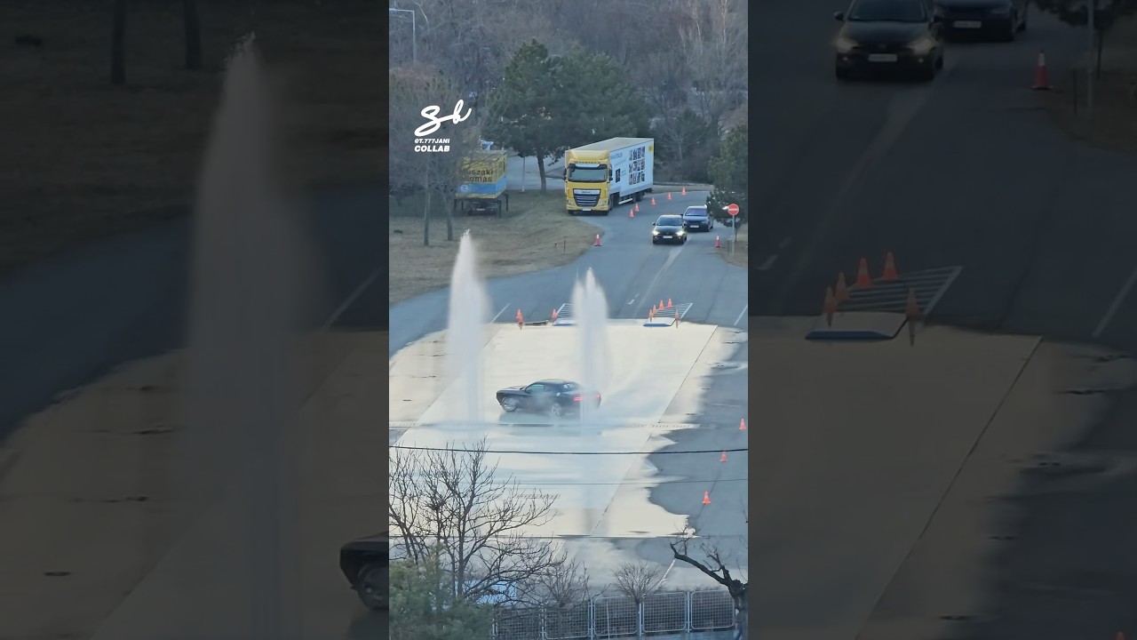 Vehicle Skid Test! 😱 #cars #vehicles #driving