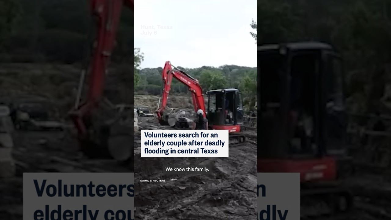 Volunteers search for elderly couple after Texas floods