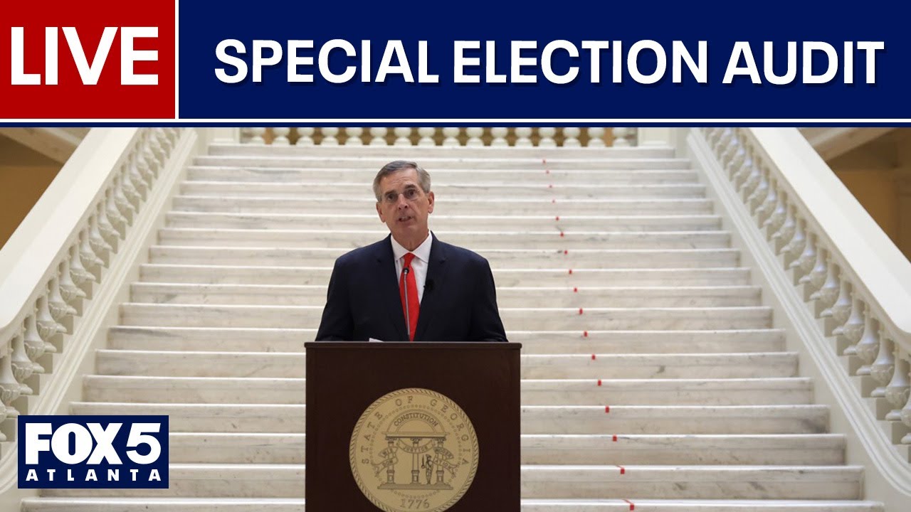 WATCH LIVE: Brad Raffensperger calls for audit after special election runoff