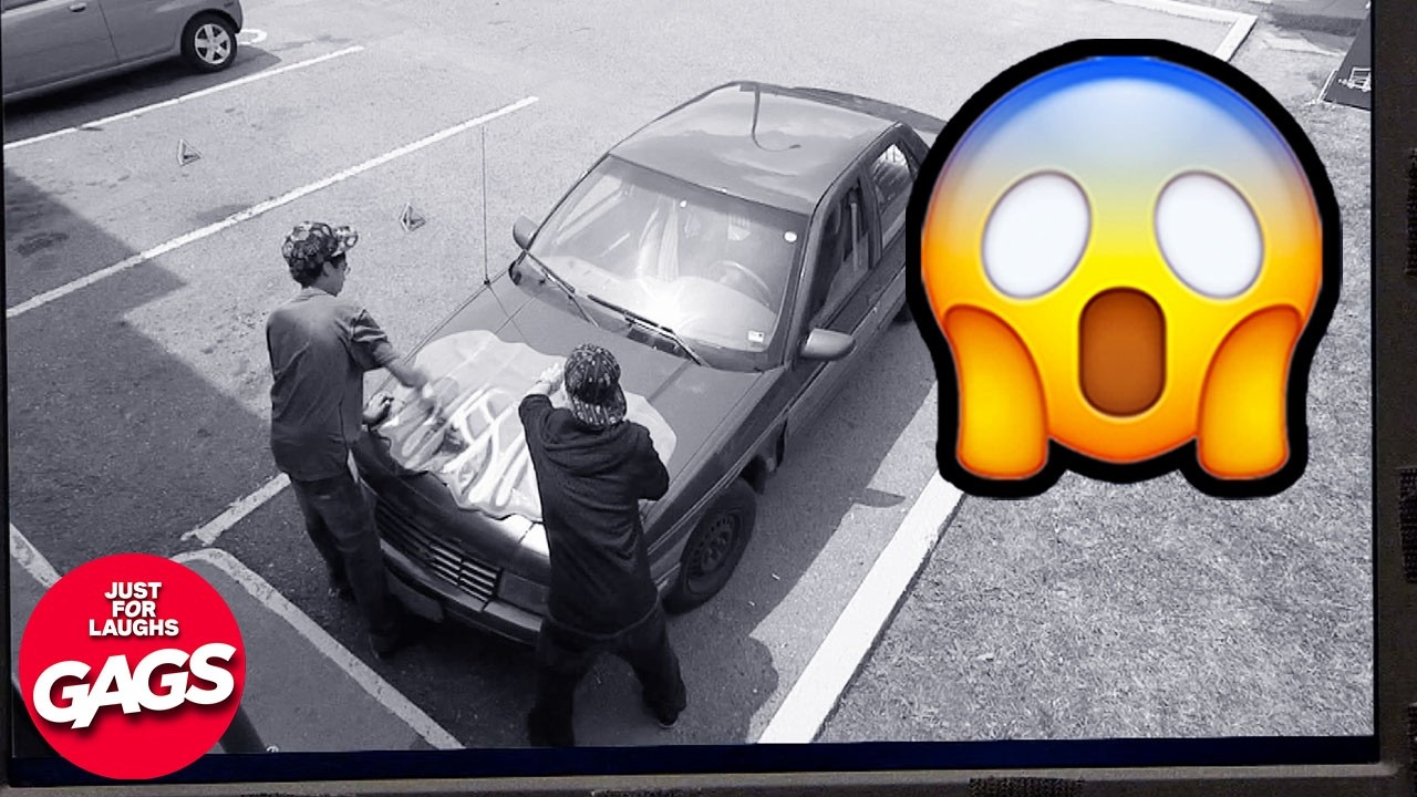 We Pretend Top Graffiti People’s Cars.. 🚘 | Just For Laughs Gags