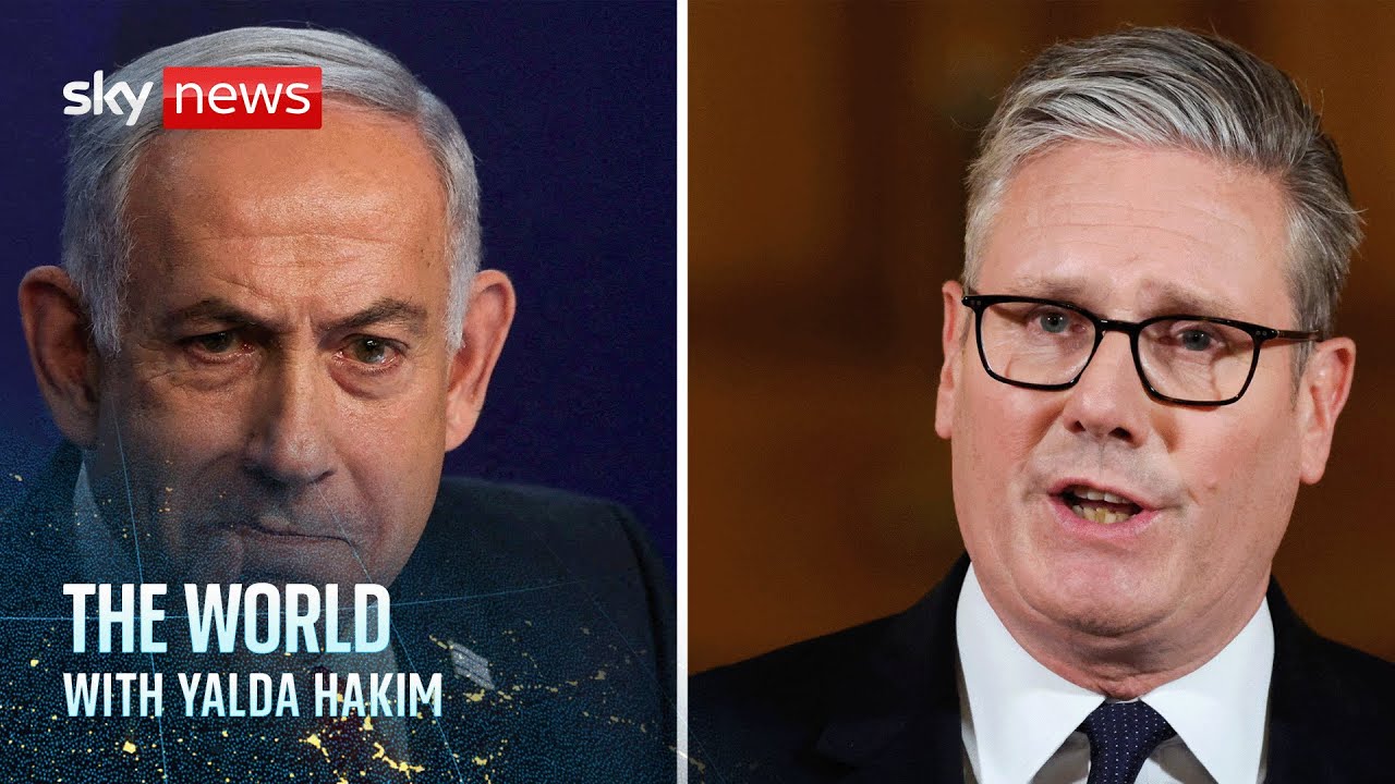 What do Israelis think of Keir Starmer’s plan to recognise Palestine? | The World with Yalda Hakim