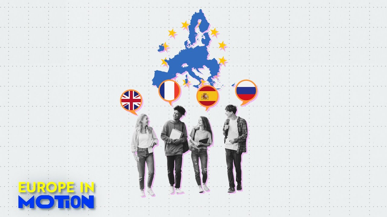 Which are the most studied languages in EU high schools?