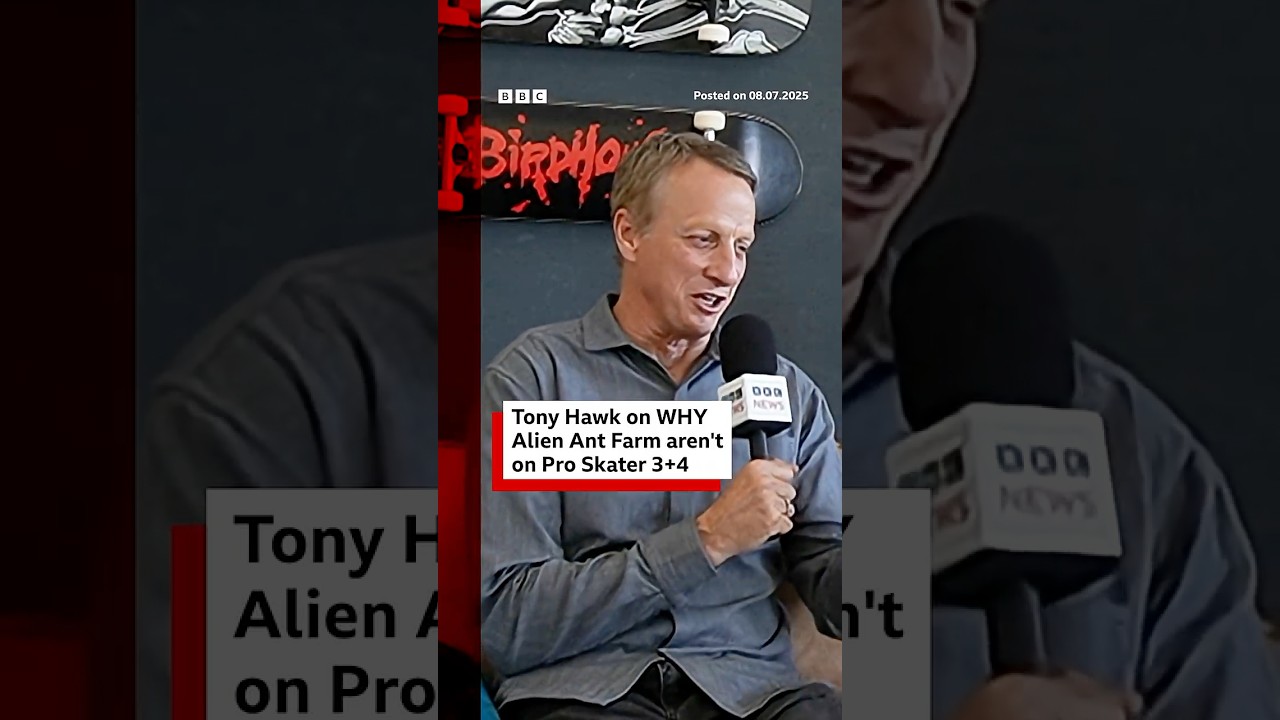 Why did Tony Hawk remove Wish from Pro Skater 3+4? #AlienAntFarm #TonyHawk #BBCNews