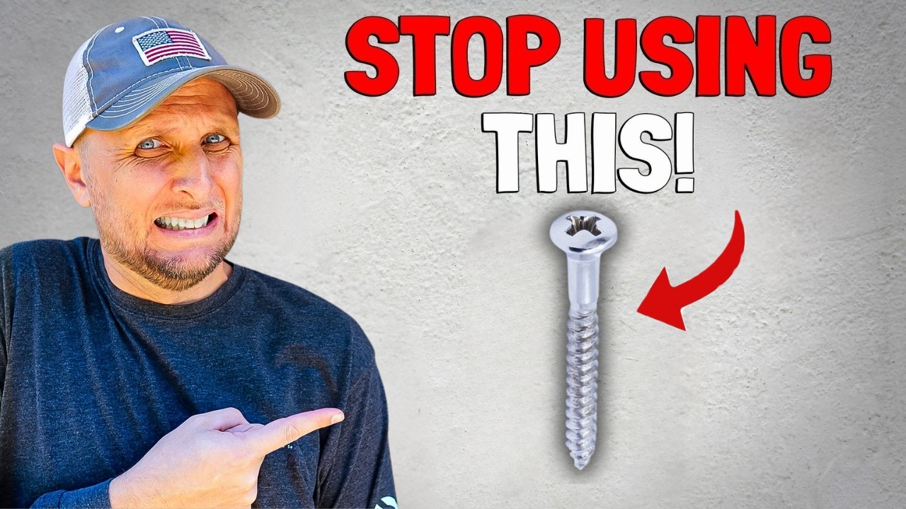 Why Most DIYers Are “Screwing” Themselves Using These Screws!
