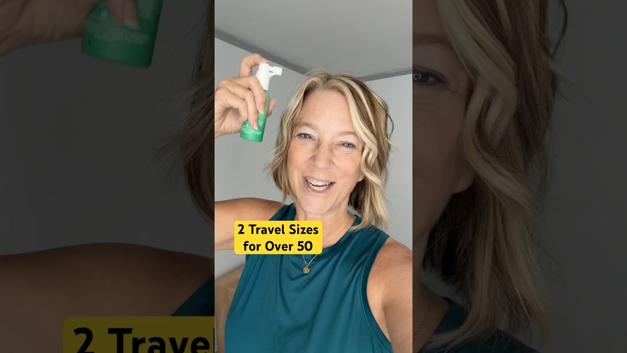 Women Over 50, Two Travel Essentials for Thinning Hair or Short, Fine Eyelashes #over50 #traveltips