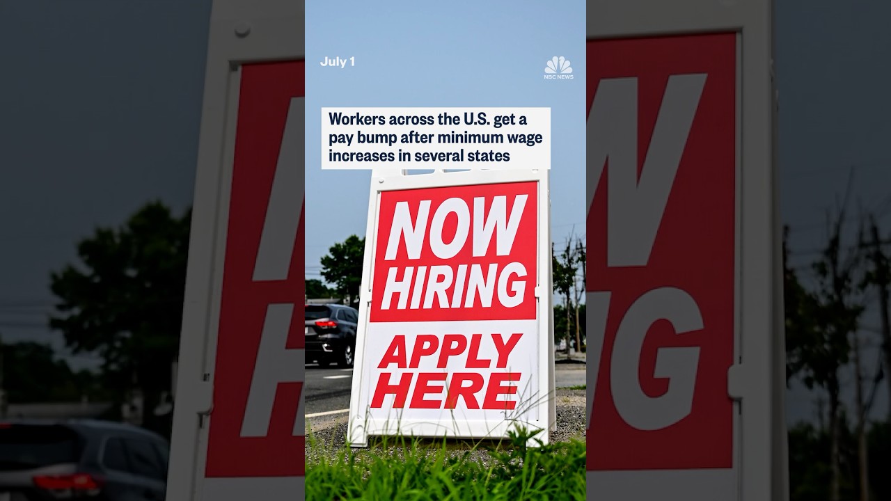 Workers across the U.S. get a pay bump after minimum wage increases in several states