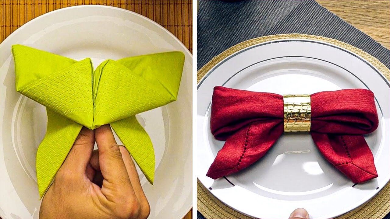 Wow Your Guests! 🎉 Unique Napkin Folding Tricks Everyone Will Remember