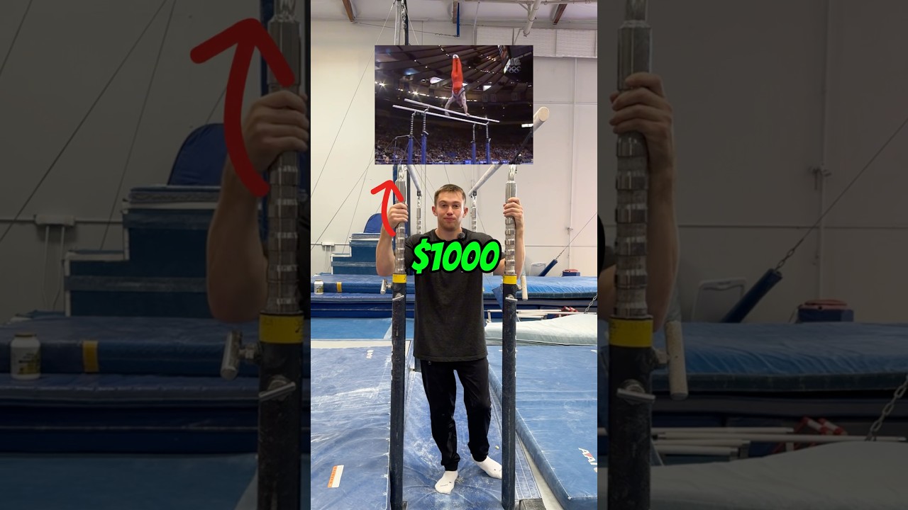 $1000 SKILL BOUNTY 💰🤠 #gymnastics #gymnast #olympics #olympic #sports #sport #fails #fail #rules
