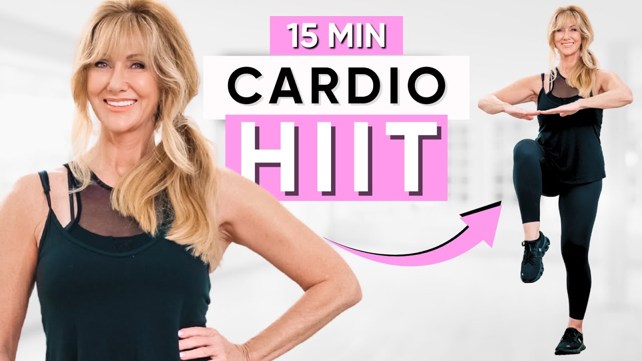 15-Minute Cardio HIIT To Lose Fat Fast! All Standing – At Home