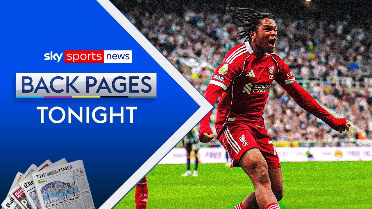 16-year-old Rio Ngumoha scores late winner for Liverpool | Back Pages Tonight