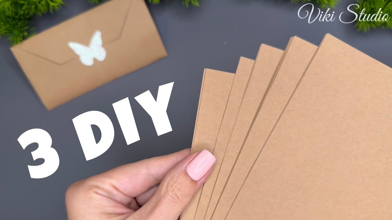 3 DIY 💌 How to make Easy Paper Envelope Paper Craft Ideas Origami