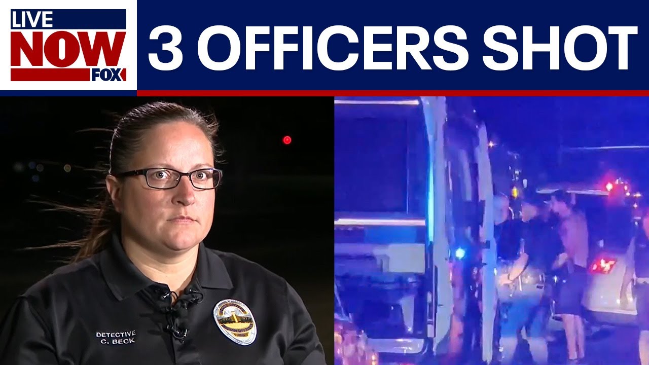 3 officers shot in Utah shooting  | LiveNOW from FOX