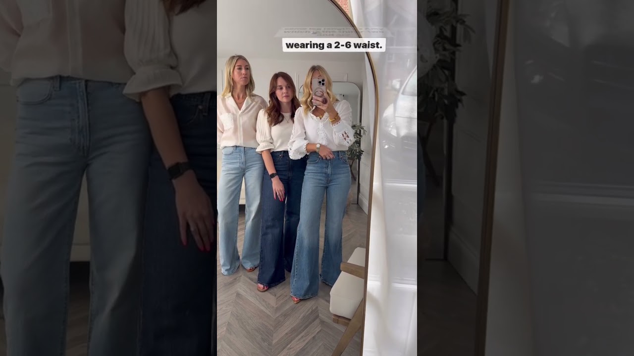 3 women, 3 different bodyshapes and heights trying on the same or similar jeans! #ltksummer