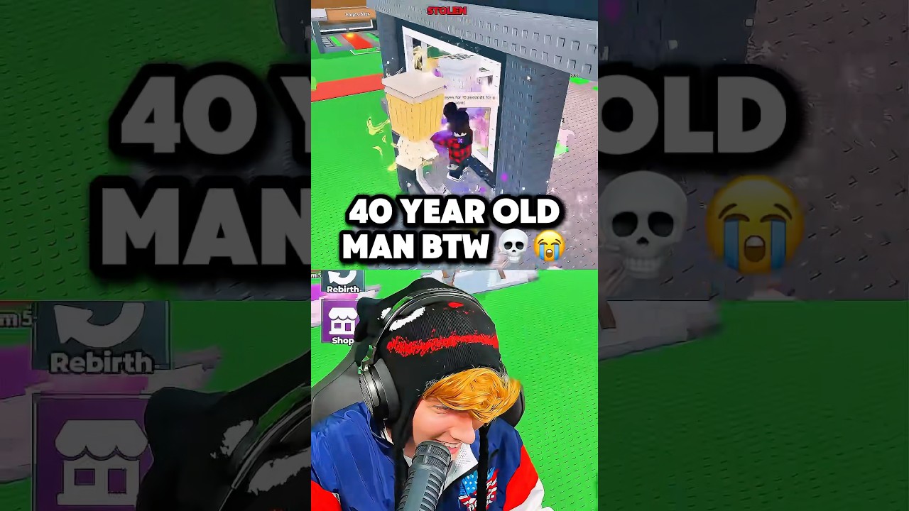 40 year old man btw…